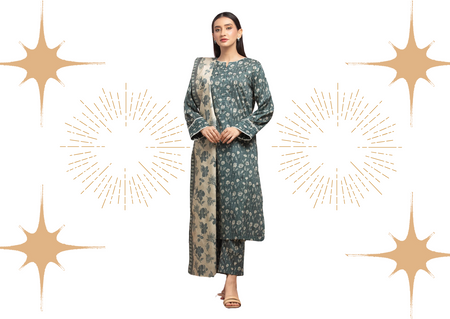Unstitched Embroidered Cotton