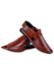 Men's Brown Leather Peshawari Chappal - Traditional Footwear