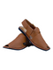Men's Tan Brown Peshawari Chappal - Grained Leather