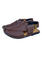Men's Dark Brown Peshawari Chappal - Textured Leather