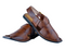 Urban Khel Classic Brown Peshawari Chappal - Smooth Sole Leather