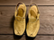 Camel Suede Peshawari Chappal - Hand Stitched Sole