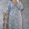 Unstitched Printed Lawn 3 Piece