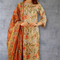 Unstitched Printed Lawn 3 Piece